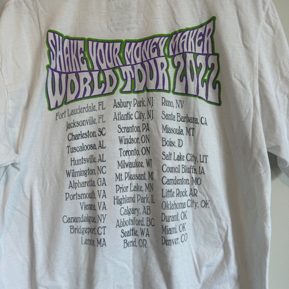 The Black Crowes 2022 Shake Your Money Maker World Tour T-Shirt XL Band Tee VTG - Picture 6 of 11